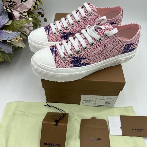 Women’s Burberry Jack TB monogram sneakers size 41 fits 10.5 US - Picture 5 of 12